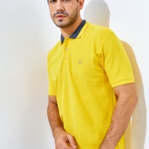 Jack Nicklaus Neo Polo Shirt Pria Regular Fit Yellow