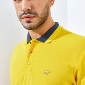 Jack Nicklaus Neo Polo Shirt Pria Regular Fit Yellow