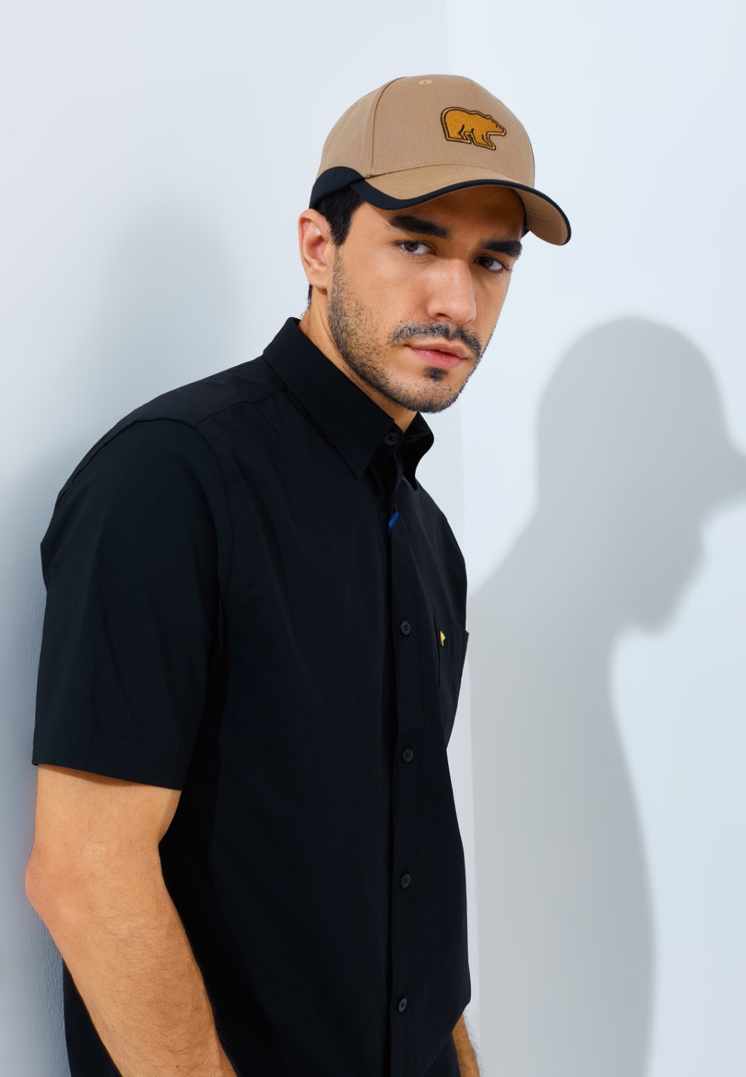 Jack Nicklaus Newton Topi Pria Khaki - Image 5