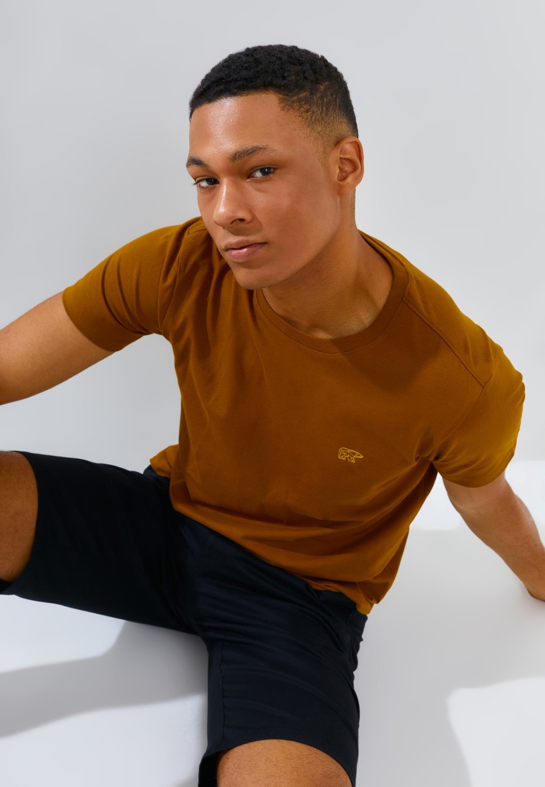 Jack Nicklaus Noah T-Shirt Slim Fit Tapenade Brown - Image 5