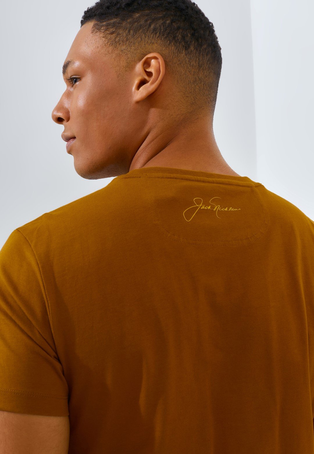 Jack Nicklaus Noah T-Shirt Slim Fit Tapenade Brown - Image 6