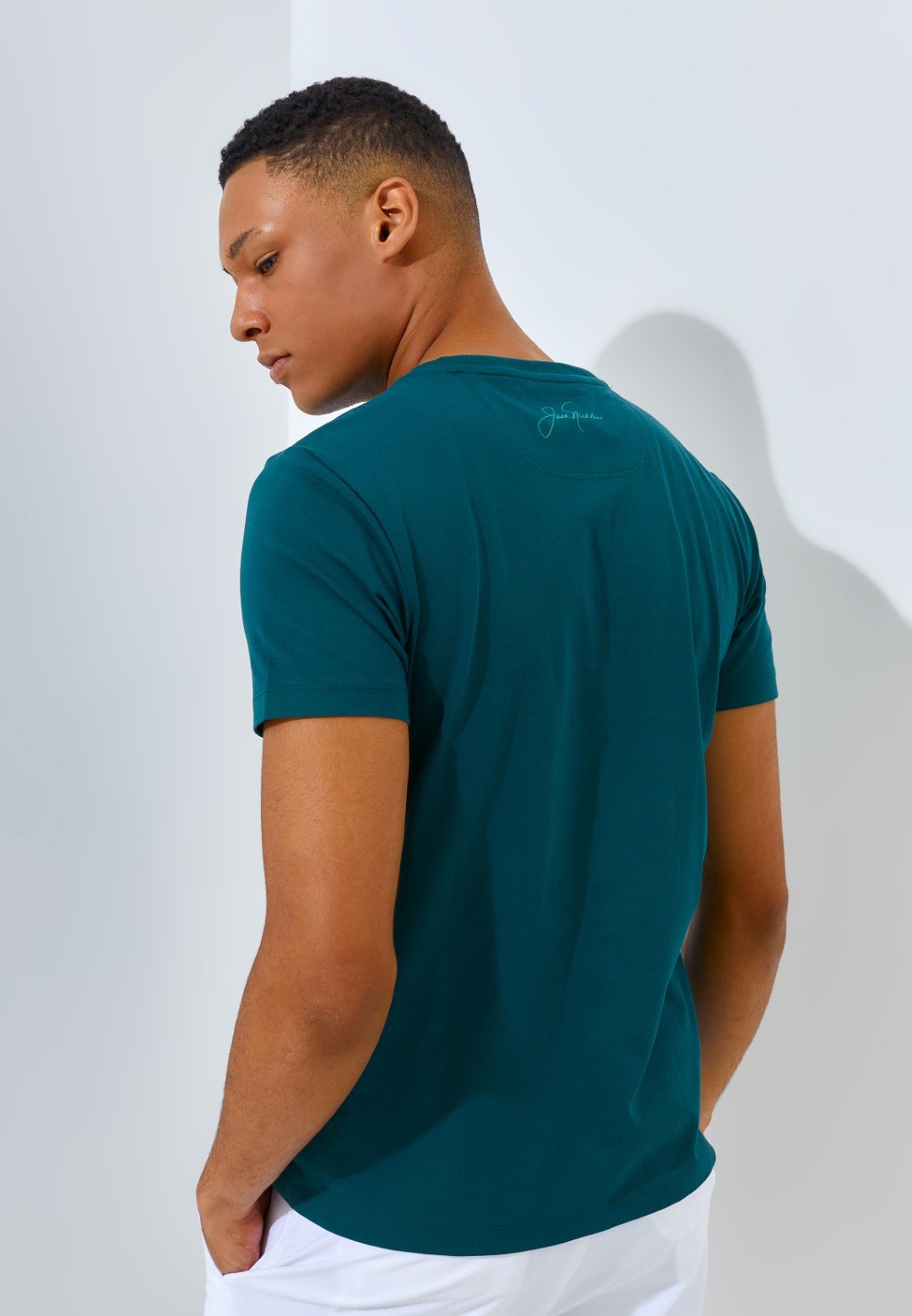 Jack Nicklaus Noah T-Shirt Slim Fit Panderosa Green - Image 3