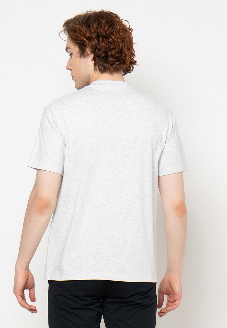 Ocean Pacific T-shirt Bodysize Kaos Polos Heavyweight Heather Grey - 03MTX00131 - Image 3