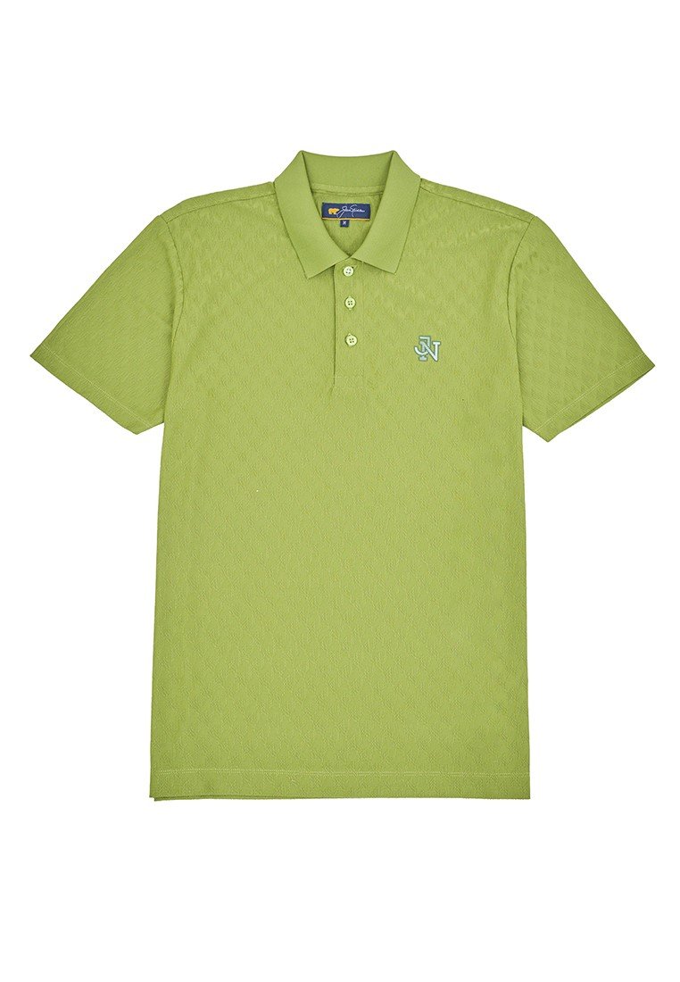 Jack Nicklaus Odyssey Polo Shirt Pria Slim Fit Grasshopper Green - Image 7
