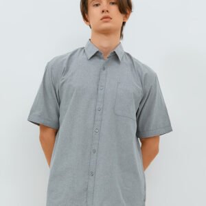 Jobb Ontario Kemeja Pria Lengan Pendek Regular Fit Hitam