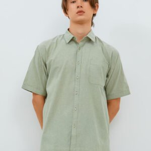 Jobb Ontario Kemeja Pria Lengan Pendek Regular Fit Olive