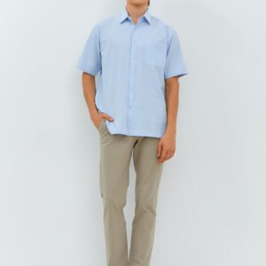 Jobb Ontario Kemeja Pria Lengan Pendek Regular Fit Light Blue