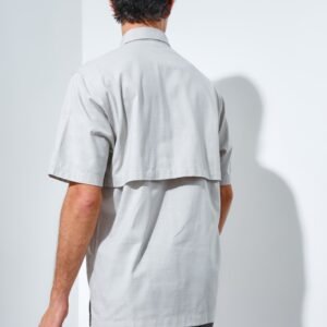 Jack Nicklaus Oyarzabal Kemeja Pria Lengan Pendek Regular Light Khaki