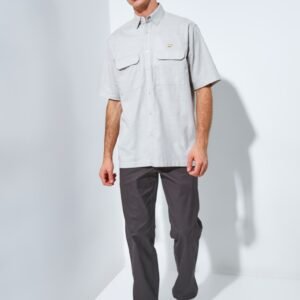 Jack Nicklaus Oyarzabal Kemeja Pria Lengan Pendek Regular Light Khaki