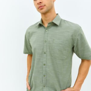 Jobb Pablo Kemeja Pria Lengan Pendek Regular Light Green