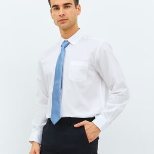 Jobb Penley Kemeja Pria Lengan Panjang Regular Fit Putih