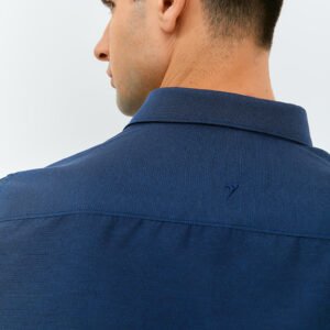 Jobb Pitsea Kemeja Pria Lengan Pendek Slim Fit Dark Navy