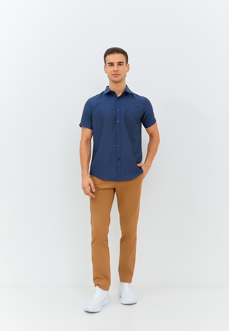 Jobb Pitsea Kemeja Pria Lengan Pendek Slim Fit Navy - Image 6