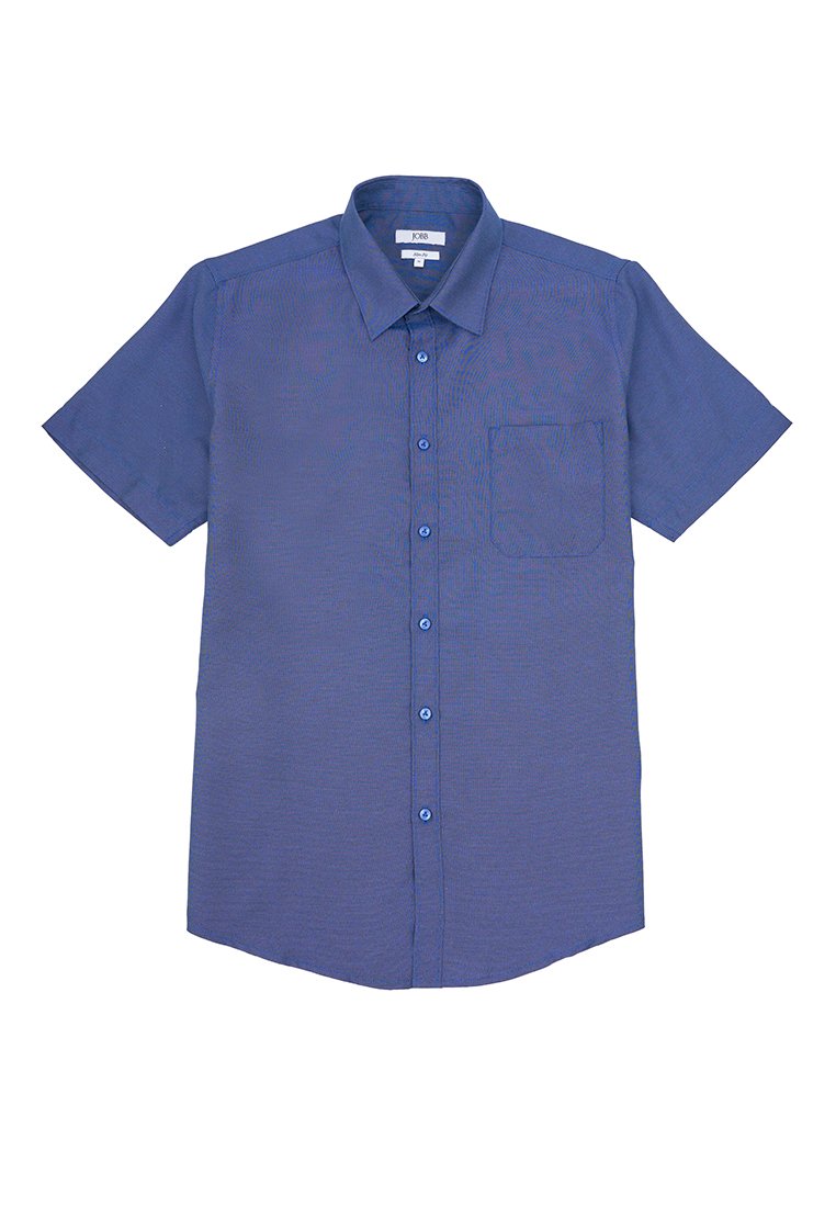 Jobb Pitsea Kemeja Pria Lengan Pendek Slim Fit Dark Navy - Image 7