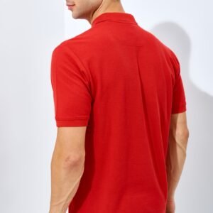 Jack Nicklaus Protons Spring Polo Shirt Pria Regular Chili Red