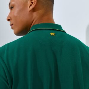 Jack Nicklaus Rayner Polo Shirt Pria Lengan Panjang Regular Fit Evergreen