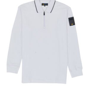 Jack Nicklaus Rayner Polo Shirt Pria Lengan Panjang Regular Fit White