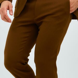 Jobb Rickman-B Celana Panjang Modern Slim Fit Dark Brown
