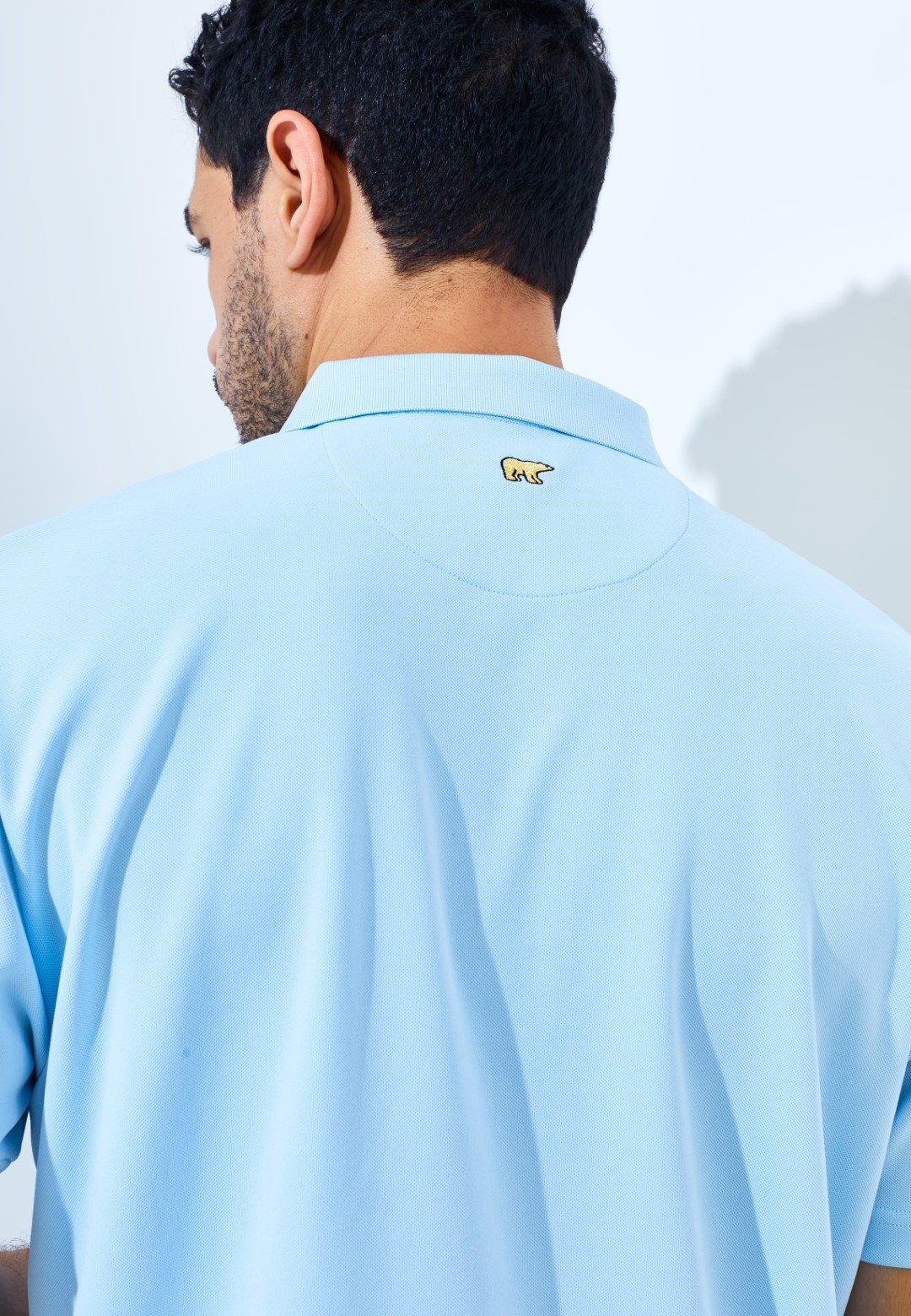 Jack Nicklaus Robertson Premium Solid Polo Blue Guard - Image 4