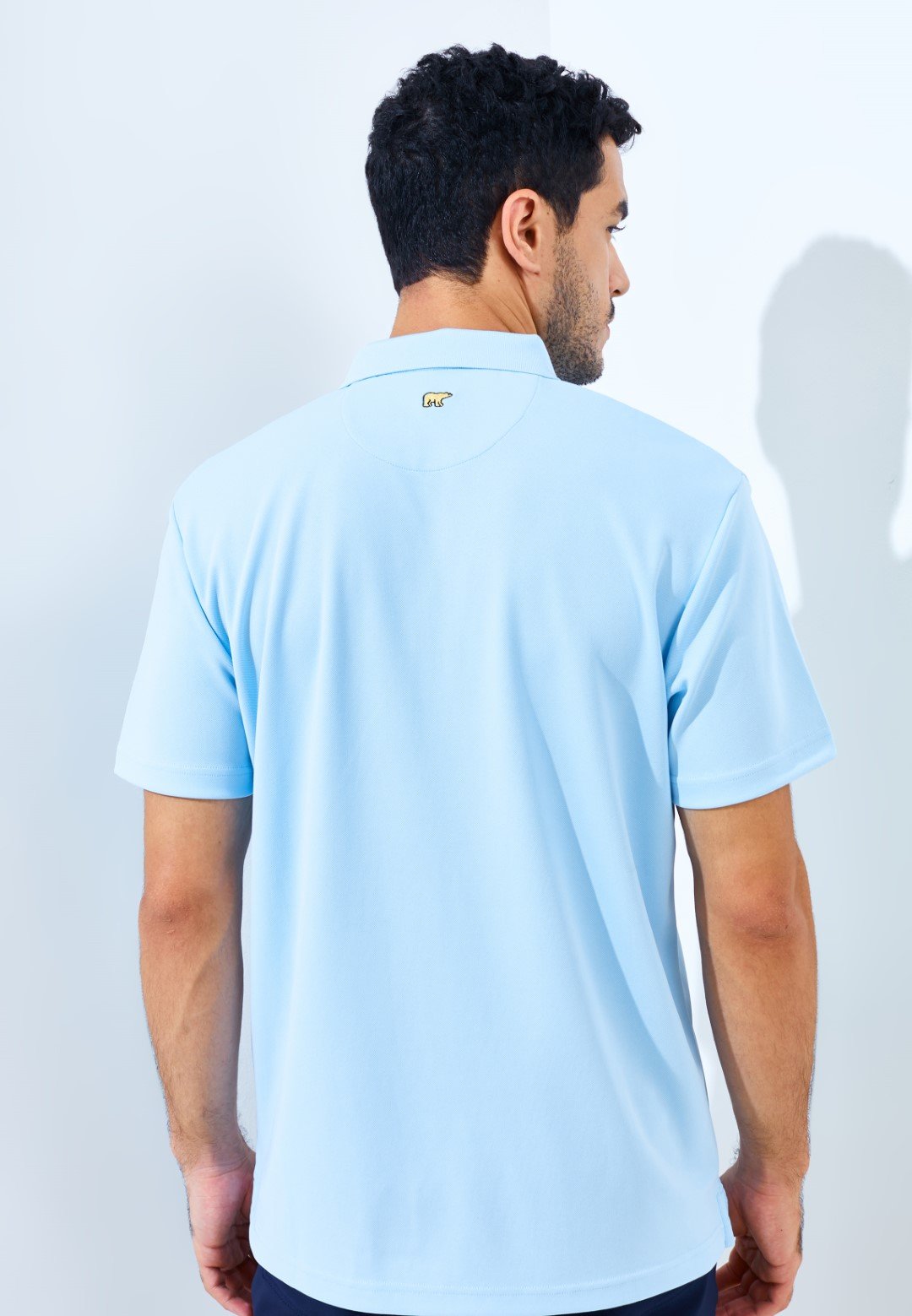 Jack Nicklaus Robertson Premium Solid Polo Blue Guard - Image 5