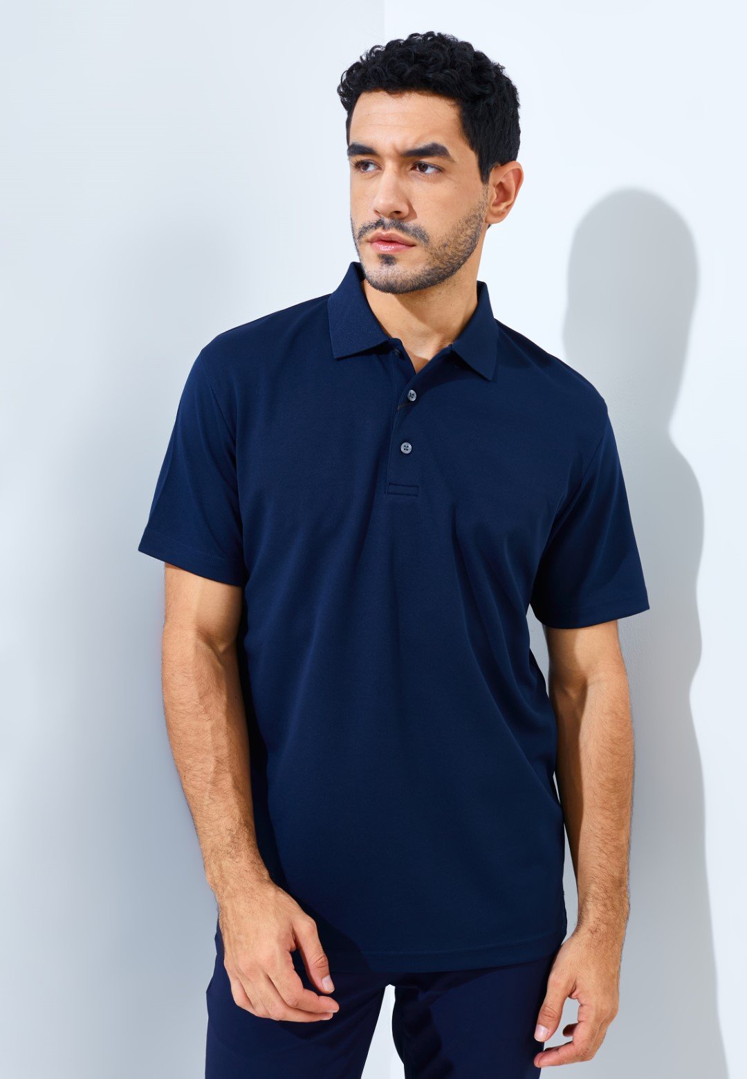 Jack Nicklaus Robertson Premium Solid Polo Classic Navy