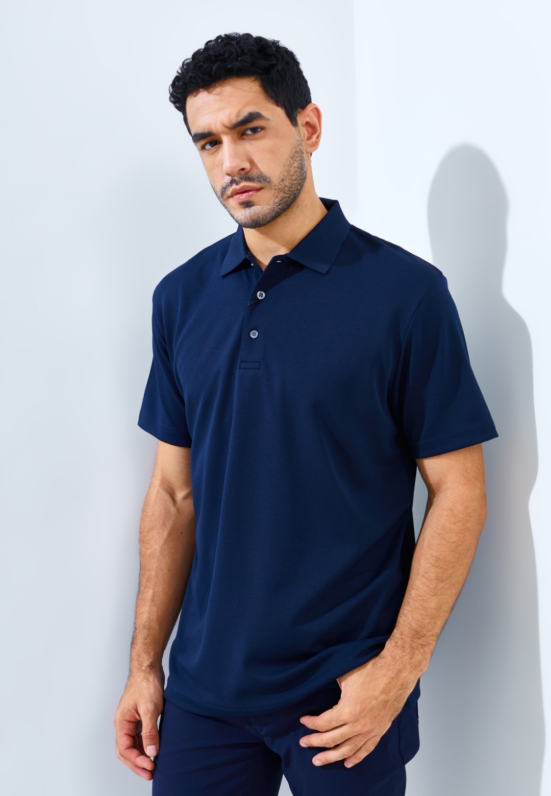 Jack Nicklaus Robertson Premium Solid Polo Classic Navy - Image 2