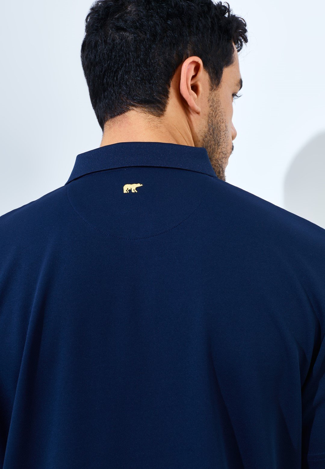Jack Nicklaus Robertson Premium Solid Polo Classic Navy - Image 4
