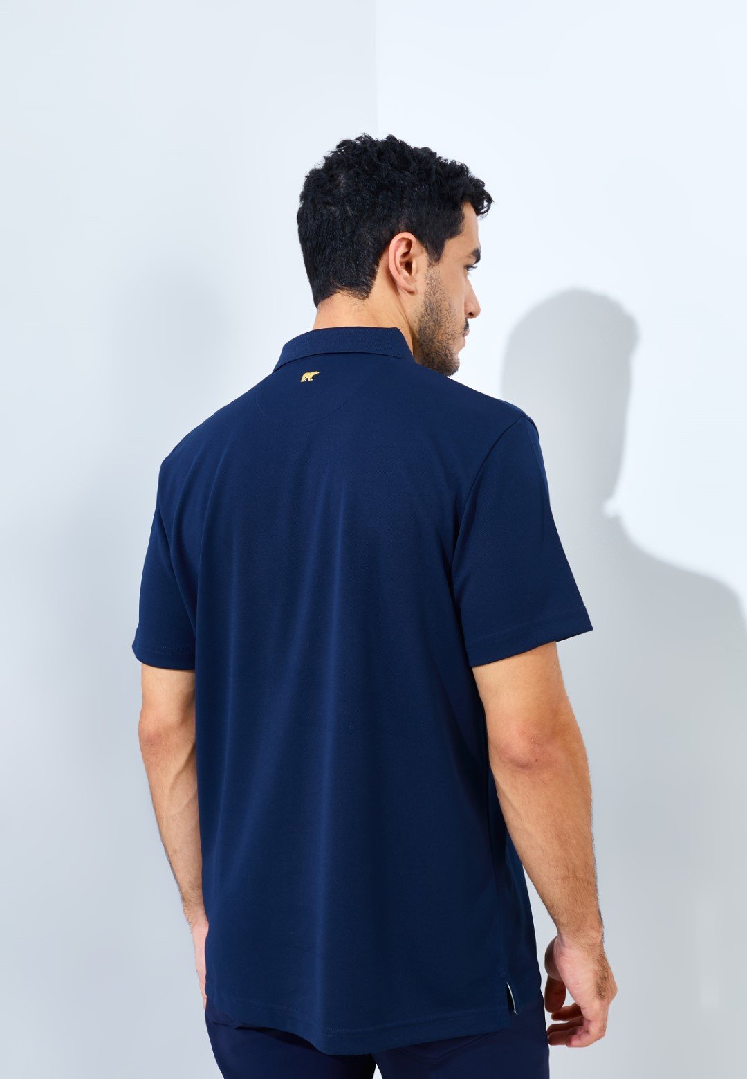 Jack Nicklaus Robertson Premium Solid Polo Classic Navy - Image 5