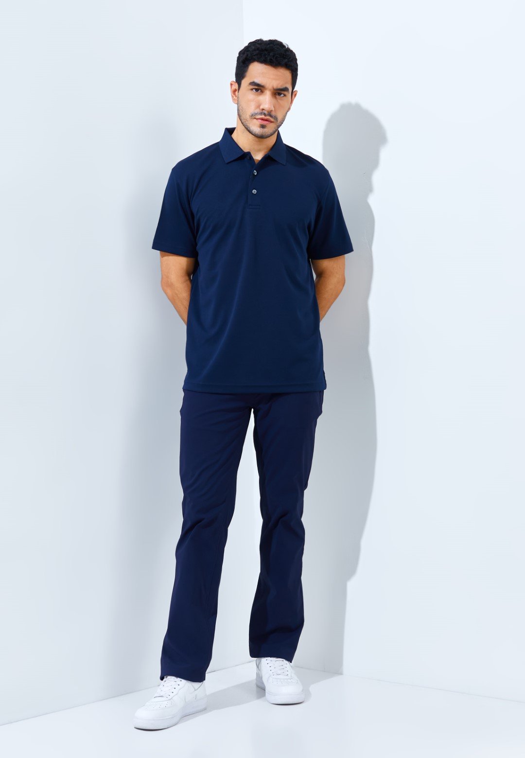 Jack Nicklaus Robertson Premium Solid Polo Classic Navy - Image 6
