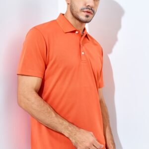 Jack Nicklaus Robertson Premium Solid Polo Autumn Peach