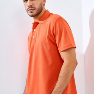 Jack Nicklaus Robertson Premium Solid Polo Autumn Peach