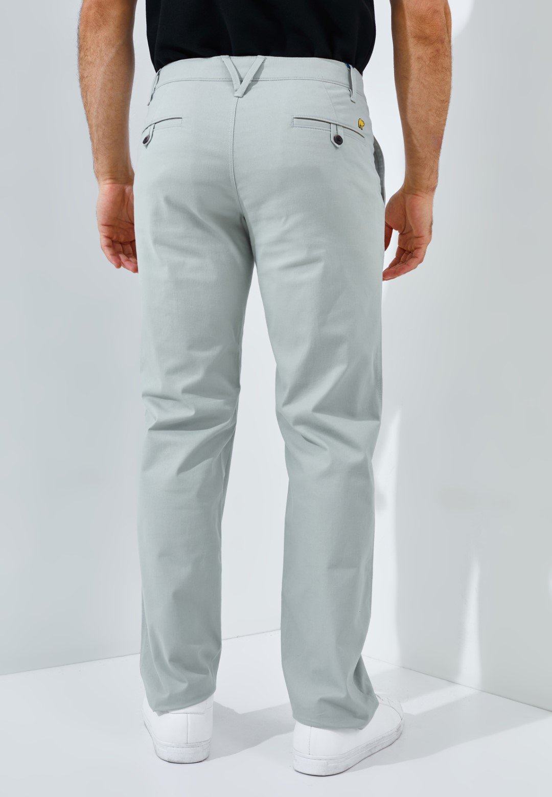 Jack Nicklaus Rodriguez Celana Panjang Pria Regular Fit Light Grey - Image 4
