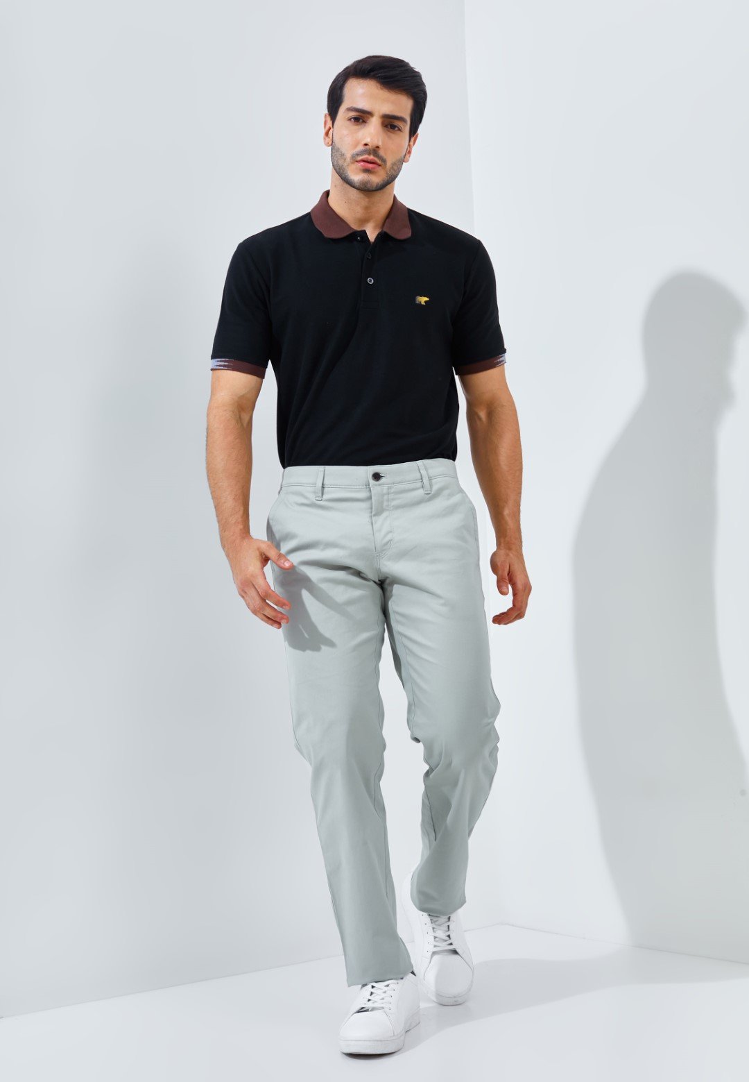 Jack Nicklaus Rodriguez Celana Panjang Pria Regular Fit Light Grey - Image 6