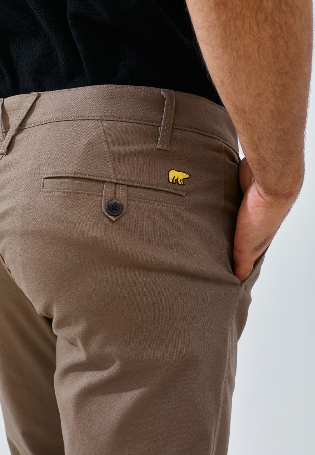 Jack Nicklaus Rodriguez Celana Panjang Pria Regular Fit Khaki - Image 5