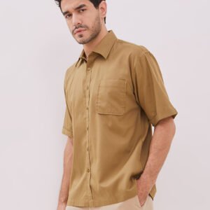 Jobb Romeo Kemeja Pria Lengan Pendek Regular Fit Olive