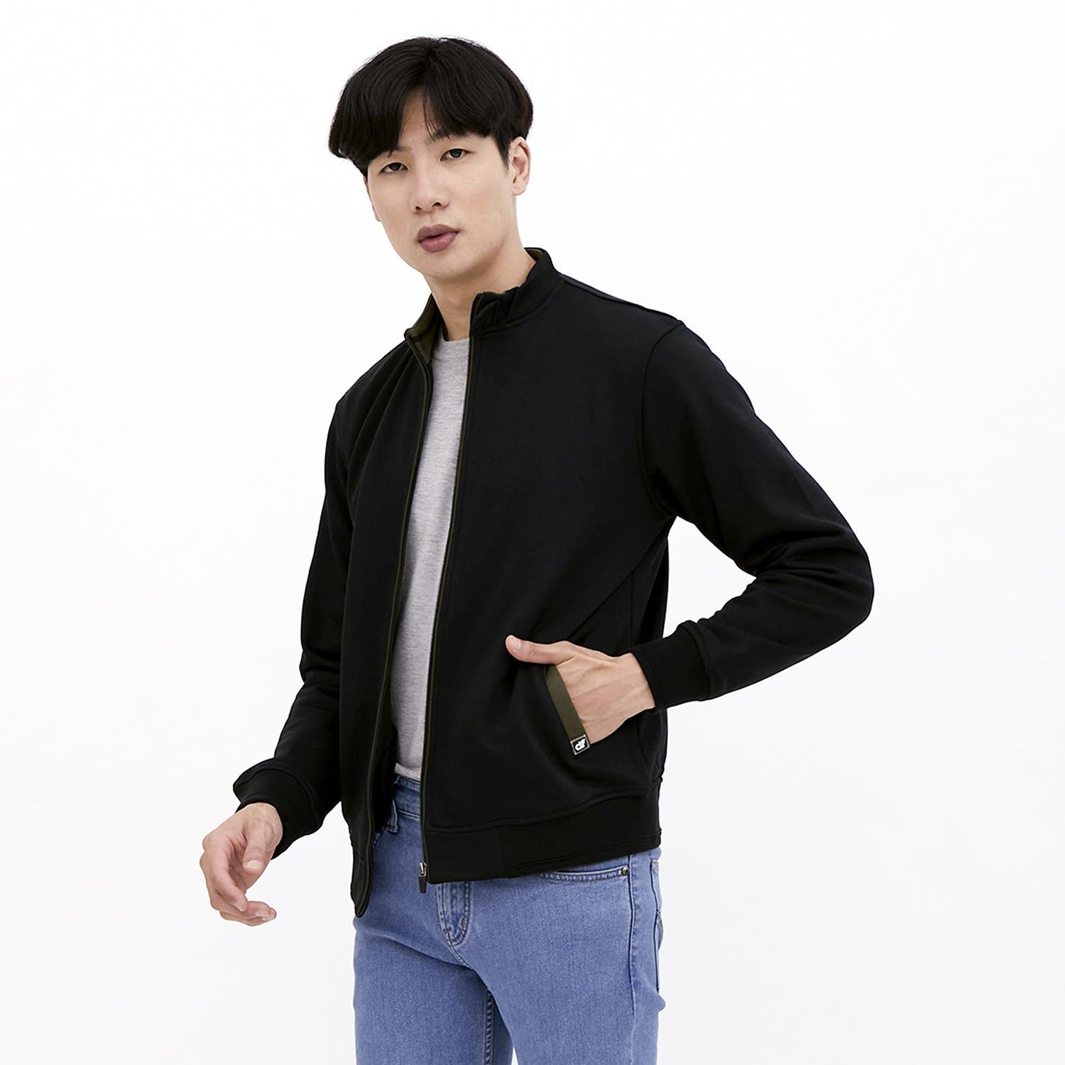 d&f Jaket pria biker 042 - Hitam - Image 2