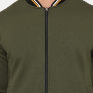 d&f jaket pria unisex bomber - olive