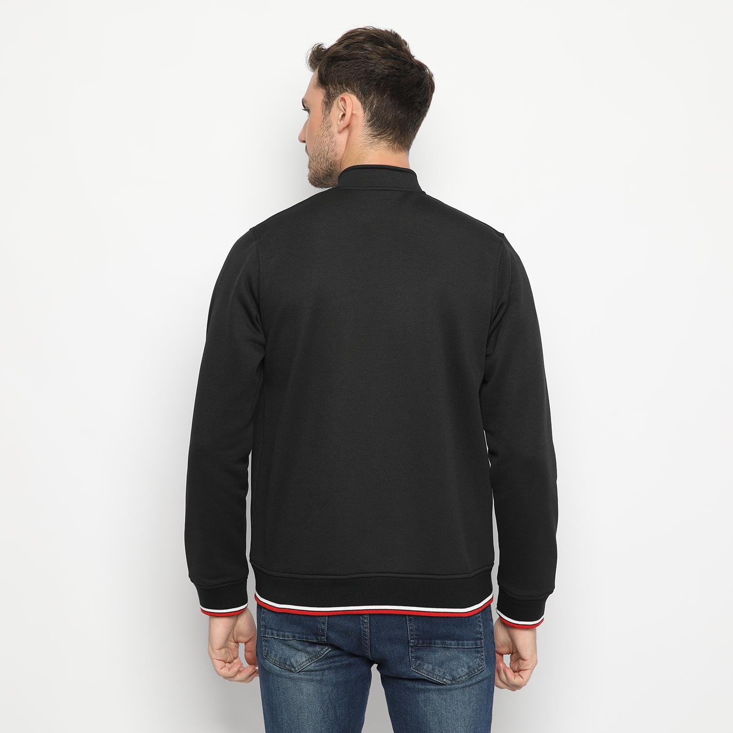 d&f CVC Jaket pria biker - hitam with button - Image 2