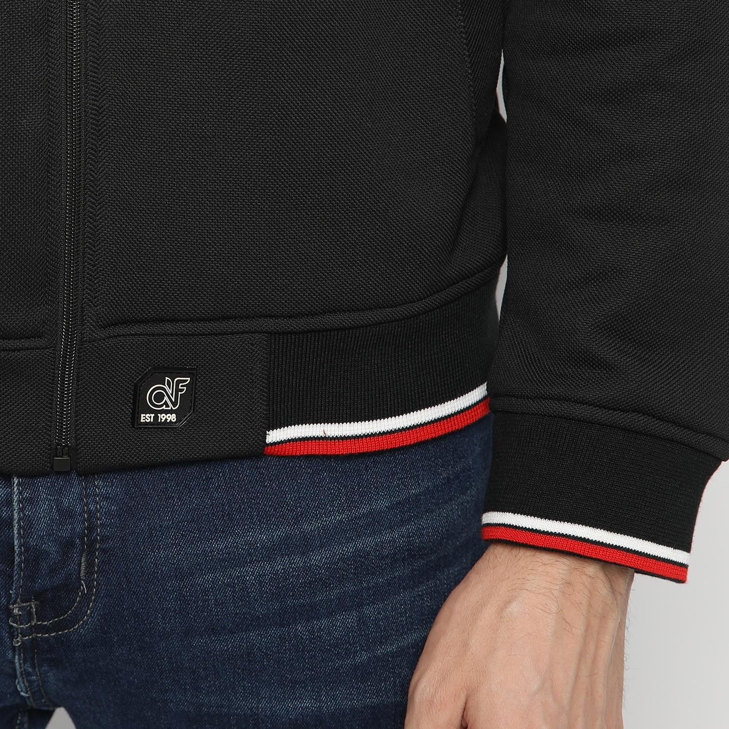 d&f CVC Jaket pria biker - hitam with button - Image 3