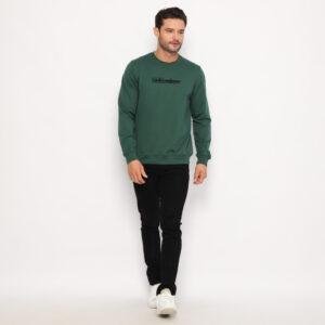d&f sweatshirt pria unisex codecademy - hijau