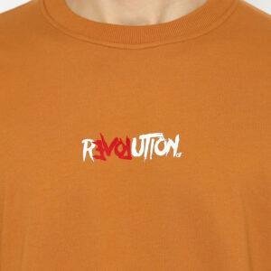 d&f sweatshirt pria unisex revolution - camel
