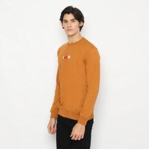 d&f sweatshirt pria unisex revolution - camel