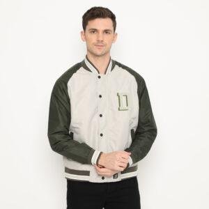 d&f jaket pria unisex parasut bomber varsity - Sequoi