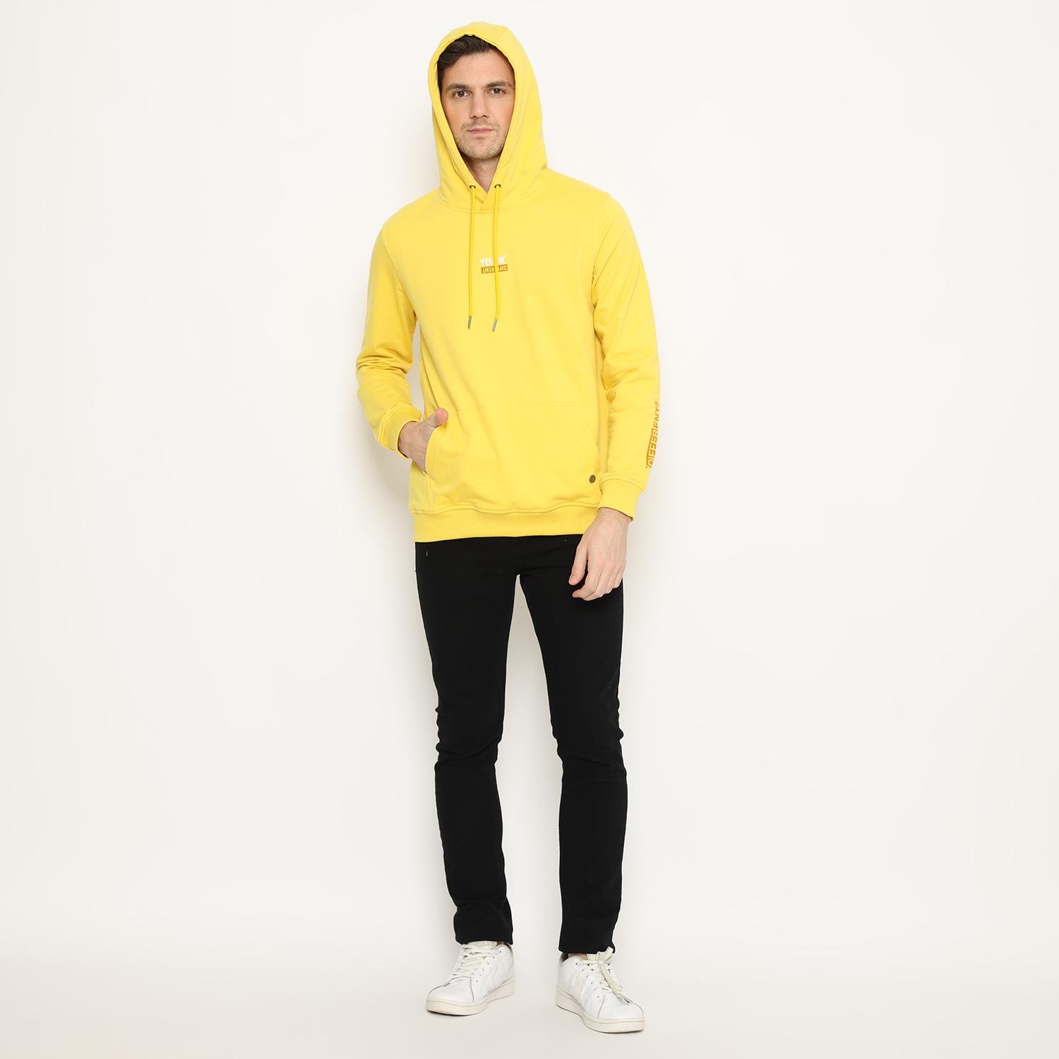 d&f sweatshirt hoodie pria unisex different - kuning - Image 4