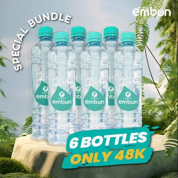 Promo Embun 6 Botol!! Purence Embun Air Minum "Air Minum Embun" - 500 ML