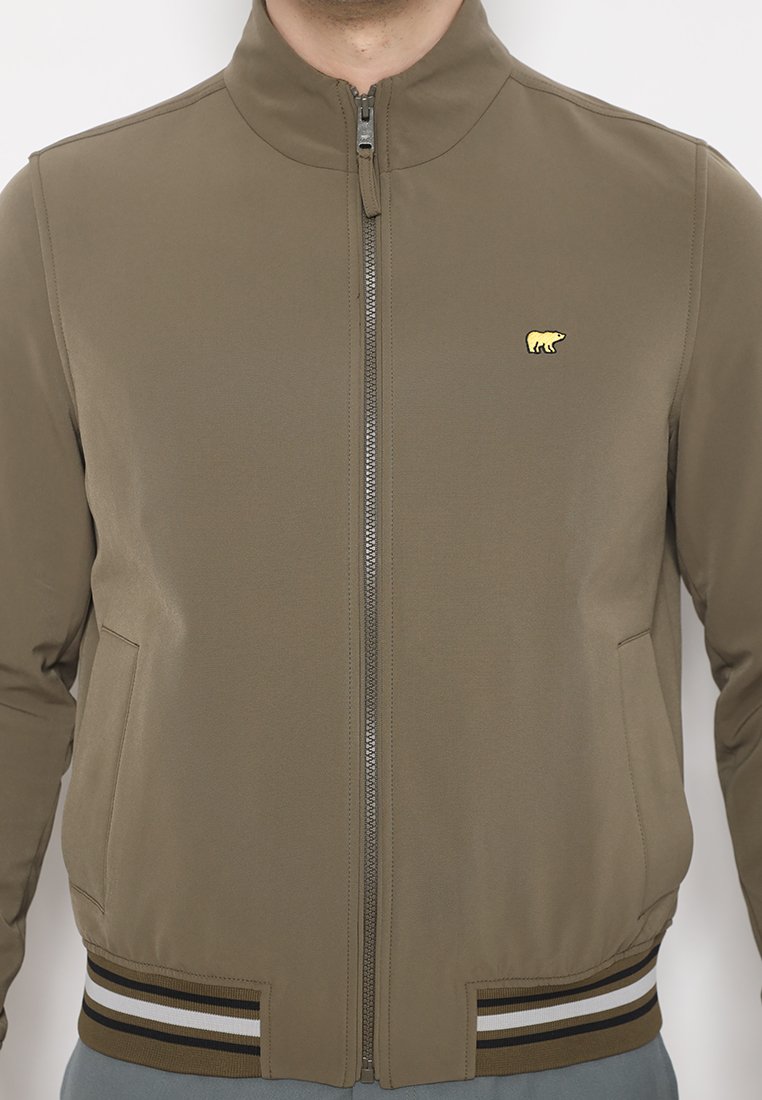 Jack Nicklaus Sparrow Jacket Pria Slim Fit Olive - Image 5