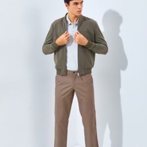 Jack Nicklaus Spartan Jacket Pria Slim Fit Olive