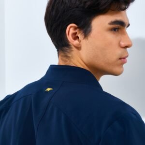 Jack Nicklaus Spartan Jacket Pria Slim Fit Navy