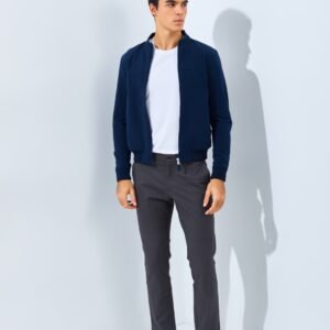 Jack Nicklaus Spartan Jacket Pria Slim Fit Navy