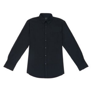 Jobb Steelco Kemeja Pria Lengan Panjang Regular Fit Hitam